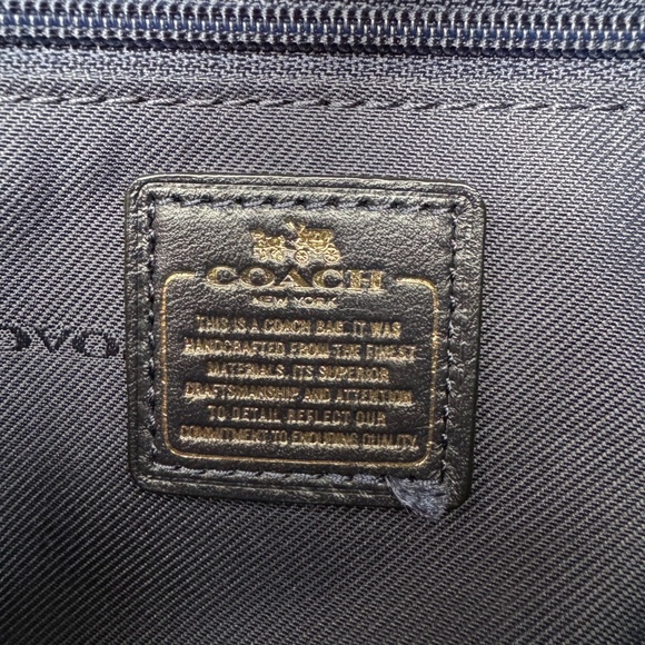 COACH Swagger Carryall Tote - Navy - Picture 9 of 10